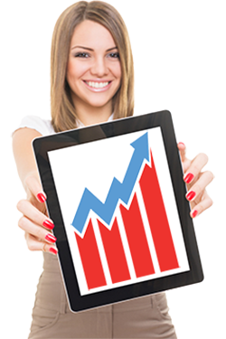 250px woman with tablet profit shutterstock_137589974